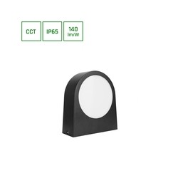 Wandleuchte Versa 15 W IP65, CCT (Farbtemperatur einstellbar), schwarz – Foto 2