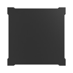 Уличный светодиодный настенный светильник Verto Cup 10 W IP65, CCT (регулируемая цветовая температура), квадратный, чёрный – фот