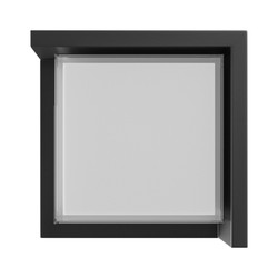 Aplique LED de exterior Verto Edge 10 W IP65, CCT (temperatura de color ajustable), cuadrado, negro – foto 2