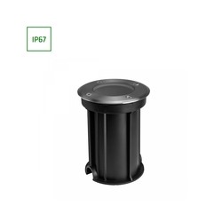 Φωτιστικό κήπου Lukka Connect Driveway GU10 IP67, τροφοδοσίας, στρογγυλό, γκρι – φωτογραφία 3
