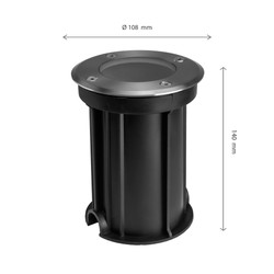 Lampa ogrodowa Lukka Connect Driveway GU10 IP67, zasilający, okrągły, szary – zdjęcie 4