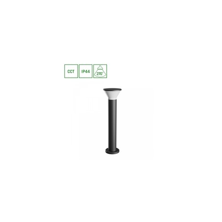 Luminaria de jardín Stella 6 W GU10 IP44, CCT (temperatura de color ajustable), redondo, negro – SLI003055CCT_PW