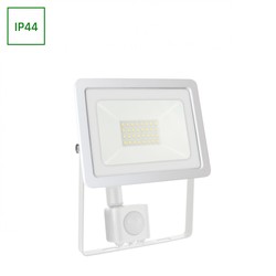 Προβολέας LED Noctis Lux 2 30 W 4000 K IP44, με ανιχνευτή, λευκό