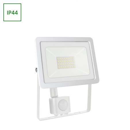Προβολέας LED Noctis Lux 2 30 W 4000 K IP44, με ανιχνευτή, λευκό
