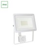 LED floodlight Noctis Lux 2 30 W 4000 K IP44, with sensor, white