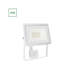 Naświetlacz LED Noctis Lux 2 30 W 4000 K IP44, z czujnikiem, biały – zdjęcie 3