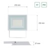 Proiettore LED Noctis Lux 3 100 W 6000 K IP65, bianco – foto 6