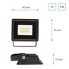 Proyector LED Noctis Lux 3 10 W 6000 K IP65, negro – foto 4