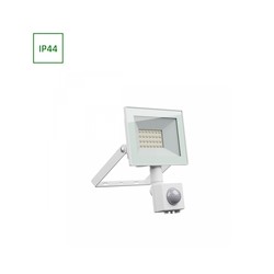 Proyector LED Noctis Lux 4 20 W 6000 K IP44, con detector, blanco