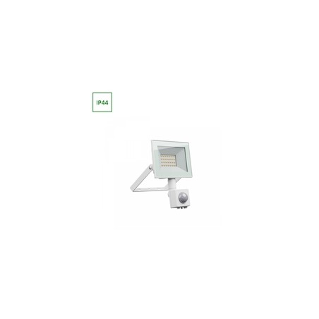 Proyector LED Noctis Lux 4 20 W 6000 K IP44, con detector, blanco