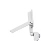 Naświetlacz LED Noctis Lux 4 20 W 3000 K IP44, z czujnikiem, biały – zdjęcie 6