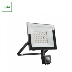LED floodlight Noctis Lux 4 50 W 3000 K IP44, with sensor, black – photo 5