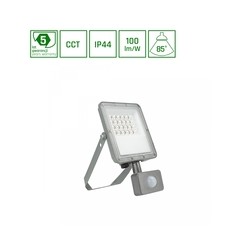 Projecteur LED Noctis Max 20 W IP44 avec détecteur CCT (température réglable) gris