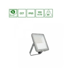 Светодиодный прожектор Noctis Max 20 W IP65, CCT (регулируемая цветовая температура), серый