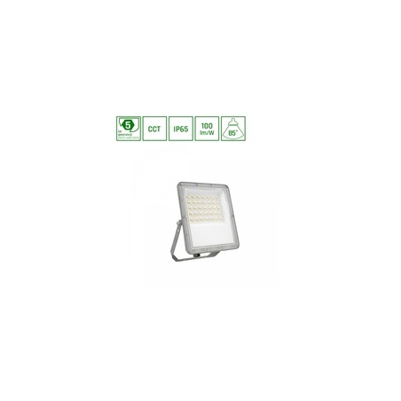 LED floodlight Noctis Max 30 W IP65, CCT (adjustable colour temperature), grey