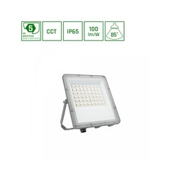 LED-strålkastare Noctis Max 50 W IP65, CCT (justerbar färgtemperatur), grå – foto 2