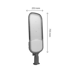 LED-straatverlichting Streetos 2 200 W 4000 K IP65, met bewegingsmelder, grijs – foto 5
