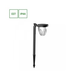 Wall light Solara Brilo 1 W IP44, CCT (adjustable colour temperature), black – photo 4