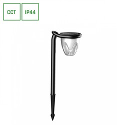 Wandleuchte Solara Brilo 1 W IP44, CCT (Farbtemperatur einstellbar), schwarz – Foto 5