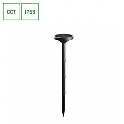 Lampada da giardino Solara Plato 1 W IP65, CCT (temperatura di colore regolabile), nero – foto 6