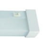Aplique LED Aquatica 15 W 6000 K IP44, cuadrado, con interruptor, blanco – foto 2