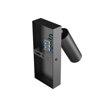 Wall light Madara GU10 IP20, with switch, black