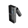 Aplique Madara GU10 IP20, con interruptor, negro