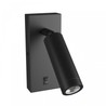 Aplique Madara GU10 IP20, con interruptor, negro – foto 5