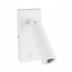 Wall light Madara GU10 IP20, with switch, white – photo 3