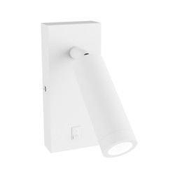 Aplique Madara GU10 IP20, con interruptor, blanco – foto 6