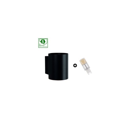 LED tube Squalla 4 W 6000 K G9, black