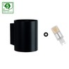 Tubo LED Squalla 4 W 6000 K G9, nero