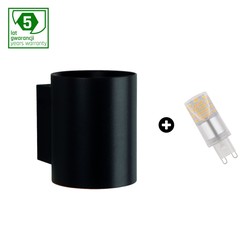 Świetlówka LED Squalla 4 W 6000 K G9, czarny – zdjęcie 2