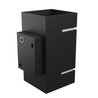 Applique Squalla Lumo G9 IP20, quadrato, nero – foto 2