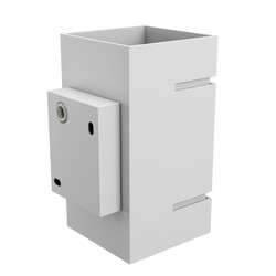 Kinkiet Squalla Lumo G9 IP20, kwadratowy, biały – zdjęcie 5