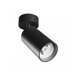 Applique Squalla Variosa GU10 IP20, rotondo, nero