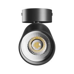 Wandlamp Squalla Variosa GU10 IP20, rond, zwart – foto 3