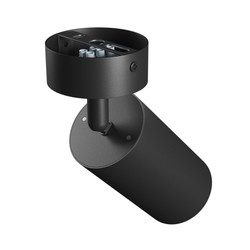 Vägglampa Squalla Variosa GU10 IP20, rund, svart – foto 6