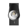 Aplique Squalla Variosa GU10 IP20, redondo, com interruptor, preto