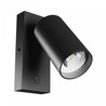 Aplique Squalla Variosa GU10 IP20, redondo, com interruptor, preto – foto 3