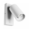 Aplique Squalla Variosa GU10 IP20, redondo, con interruptor, blanco – foto 4