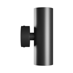 Applique Squalla Variosa Tubo GU10 IP20 ronde noire – photo 2