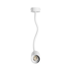 Applique LED Variosa GU10 IP20, flessibile, rotondo, bianco – foto 3