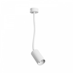 LED wall light Variosa GU10 IP20, flexible, round, white – photo 6