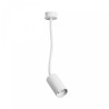 LED wall light Variosa GU10 IP20, flexible, round, white – photo 7