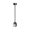 LED-Wandleuchte Variosa GU10 IP20, rund, schwarz – Foto 3