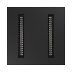 Panel LED Algine Doppio 600 × 600 mm 40 W 4000 K IP20, negro – foto 3