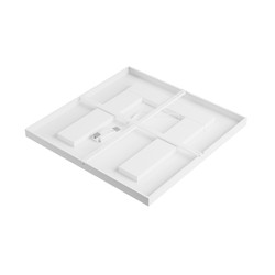 Panel LED Algine Doppio 40 W 4000 K IP20, blanco