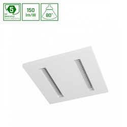 Πάνελ LED Algine Doppio 600 × 600 mm 40 W 4000 K IP20, λευκό – φωτογραφία 4