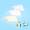 LED-Panel Algine 620 × 620 mm 25 W IP20, CCT (Farbtemperatur einstellbar), blendfrei, weiß – Foto 2